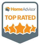 HomeAdvisor Top Rated Badge
